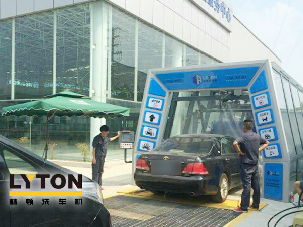 提升保險理賠增值服務！交通事故處理中心采購配置林頓fx11系列隧道式電腦洗車機