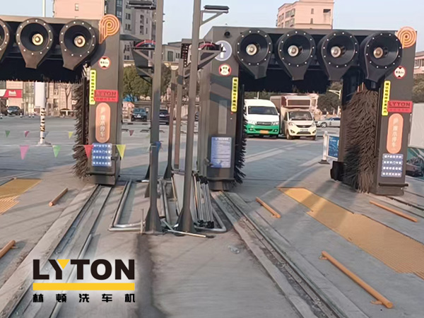 環保節水效率高！兩臺林頓龍門往復式全自動洗車機即將竣工！