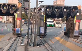 環保節水效率高！兩臺林頓龍門往復式全自動洗車機即將竣工！